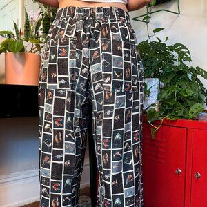 Fashion Brand Company linen wide leg trousers.